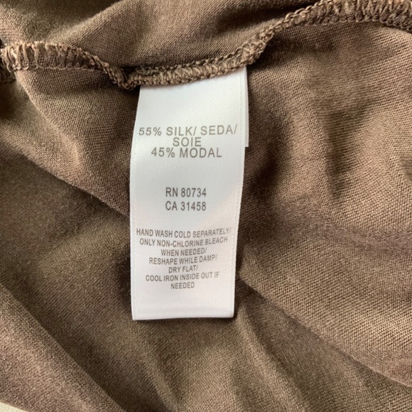 90s BCBGMaxAzria empire waist maxi dress crochet shoulders silk blend size small - Picture 10 of 11